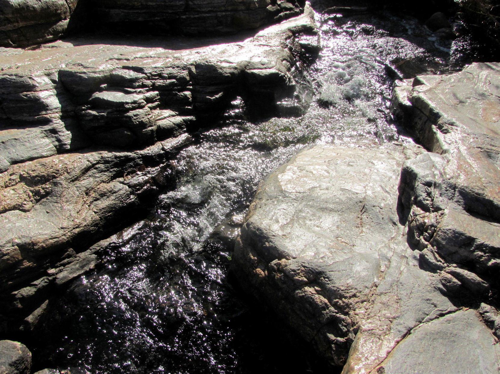 Cascading water